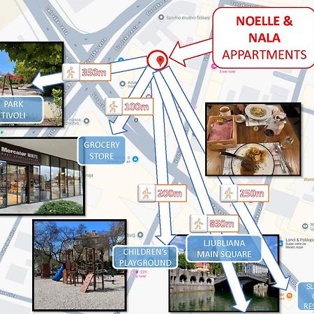 Noelle Apartment Ljubljana Exteriör bild